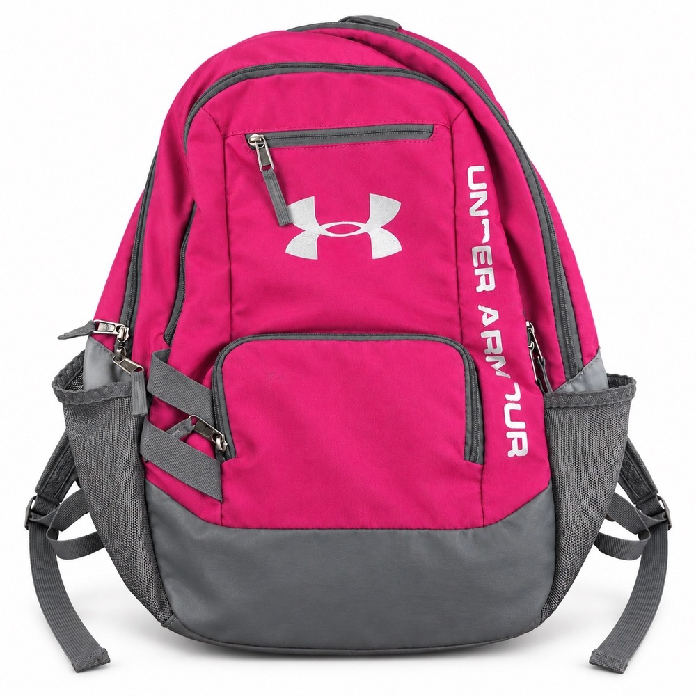 Under Armour Hustle Pink Storm Women's Athletic Backpack